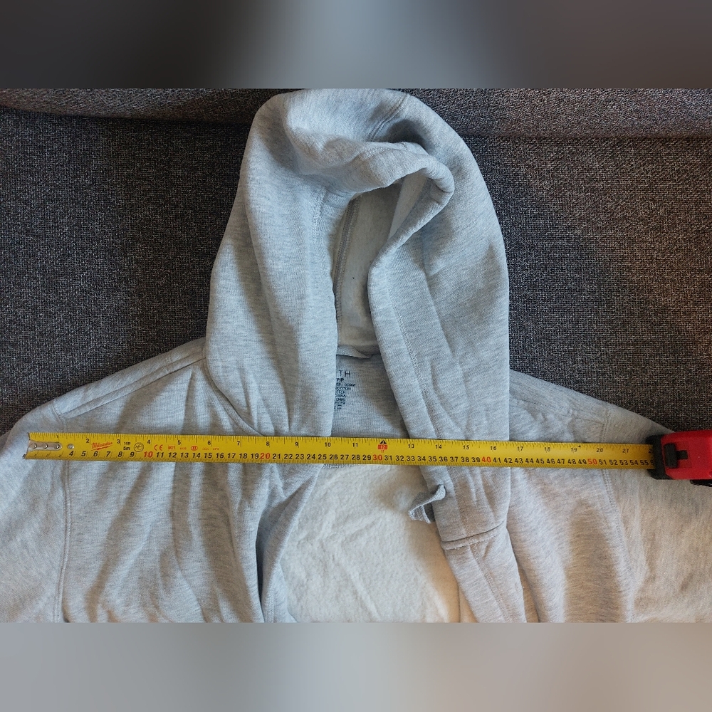 Women's Light Gray Hooded Robe - Picture 5 of 6